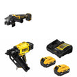 DeWalt DCG410VSB Grinder Kit W/ DCN930B Framing Nailer and FREE DCB205 Battery Kit