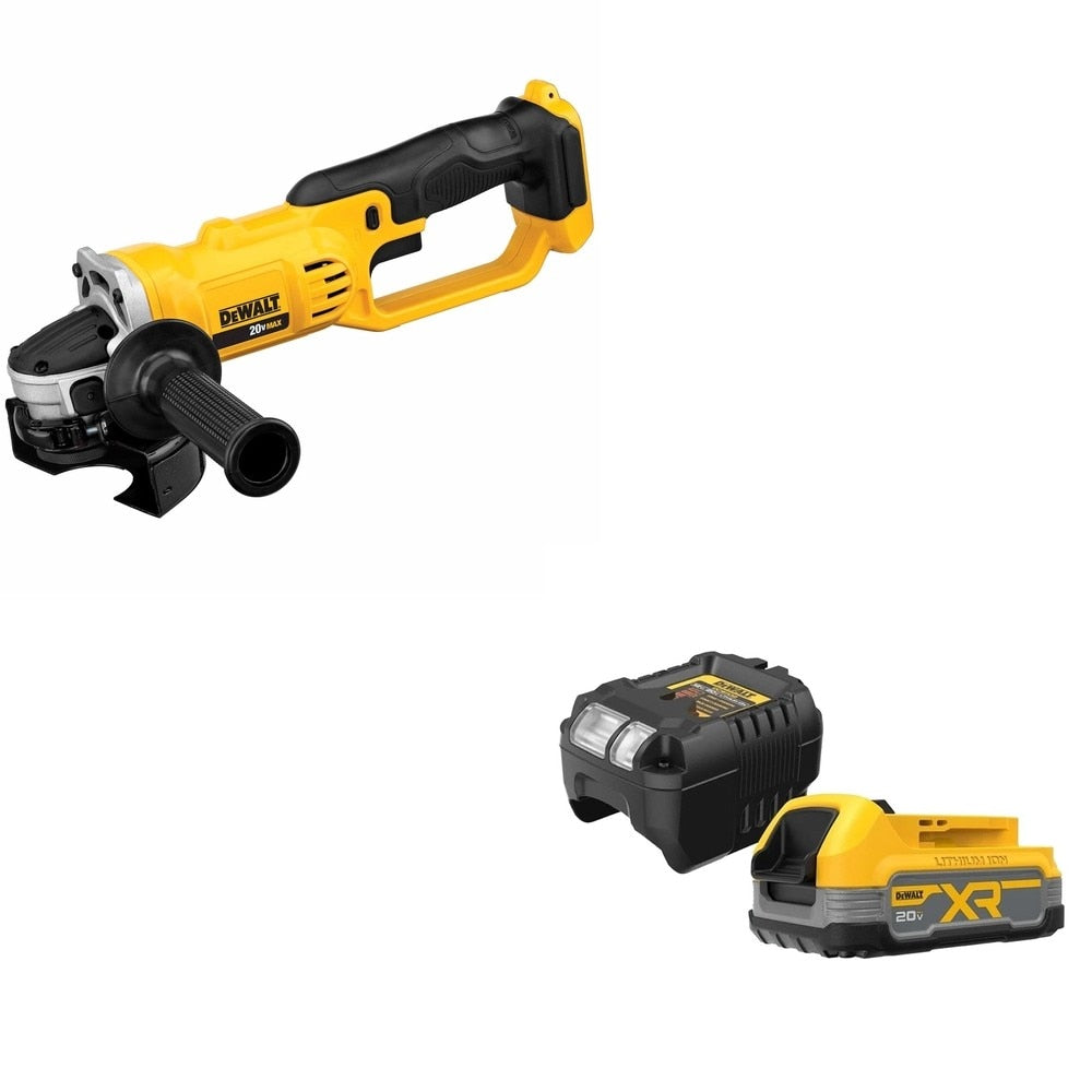 DeWalt DCG412B 20V MAX Cut-Off Tool, Bare W/ DCBP034C 20V MAX Starter Kit