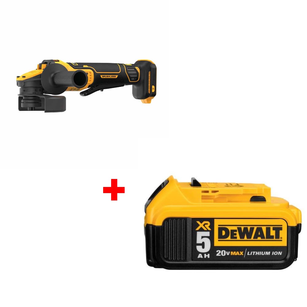 DeWalt DCG416B 20V MAX FLEXVOLT Angle Grinder w/ FREE DCB205 20V Battery Pack
