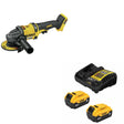 DeWalt DCG418B 60V 4.5"-6" Grinder, Bare W/ DCB205-2C 20V MAX 5Ah Battery Kit