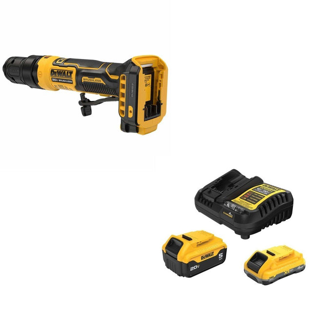 DeWalt DCG420B Die Grinder W/ FREE DCB245-2C 4Ah/5Ah Battery Starter Set