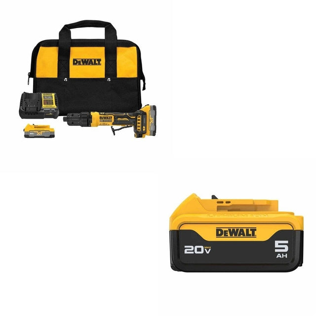 DeWalt DCG420E2 Die Grinder Kit W/ FREE DCB205 5.0Ah Battery