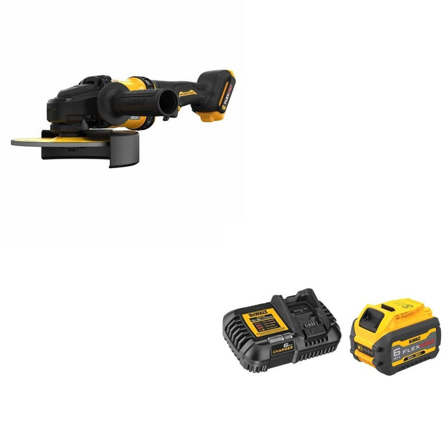 DeWalt DCG440B 60V MAX 7 in. Grinder W/ DCB606C FLEXVOLT 6.0Ah Kit