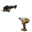 DeWalt DCF961B 20V MAX XR 1/2 in. High Torque Impact Wrench W/ DCG440B 7 in. Grinder