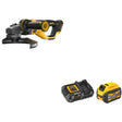 DeWalt DCG460B 60V 7"-9" Grinder W/ DCB606C FLEXVOLT 20V/60V MAX Starter Kit