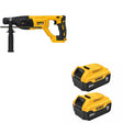 DeWalt DCH133B 20V MAX XR Rotary Hammer Drill W/ DCB205-2 20V MAX Battery, 2Pk