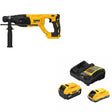 DeWalt DCH133B Rotary Hammer Kit W/ FREE DCB245-2C 20V Battery Starter Kit