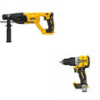 DeWalt DCD806B 20V MAX XR 1/2 in. Hammer Drill W/ DCH133B D-Handle Rotary Hammer