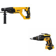 DeWalt DCH133B 20V MAX XR 1 in. D-Handle Rotary Hammer W/ DCF630B Drywall Screwgun