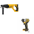 DeWalt DCH133B 20V MAX XR 1 in. D-Handle Rotary Hammer W/ DCF845B 3-Speed Impact Driver