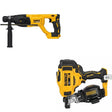 DeWalt DCN45RNB 20V MAX 15-Degree Roofing Nailer W/ DCH133B D-Handle Rotary Hammer