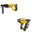 DeWalt DCN920B 20V MAX XR 21-Degree Framing Nailer W/ DCH133B D-Handle Rotary Hammer