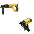 DeWalt DCN930B 20V MAX XR 30-Degree Framing Nailer W/ DCH133B D-Handle Rotary Hammer