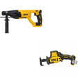 DeWalt DCH133B 20V MAX XR 1 in. D-Handle Rotary Hammer W/ DCS369B One-Handed Recip Saw