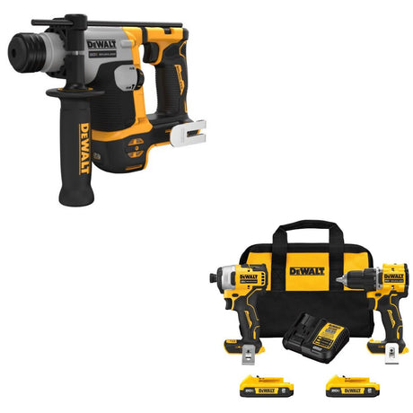 DeWalt DCH172B 20V SDS Plus Rotary Hammer Kit W/ DCK225D2 Combo Kit