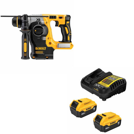 DeWalt DCH273B 20V MAX 1" Rotary Hammer W/ DCB205-2C 20V MAX 5Ah Battery Kit