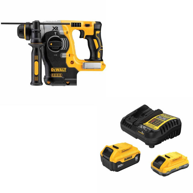 DeWalt DCH273B 1" Rotary Hammer Kit W/ FREE DCB245-2C 20V Starter Kit