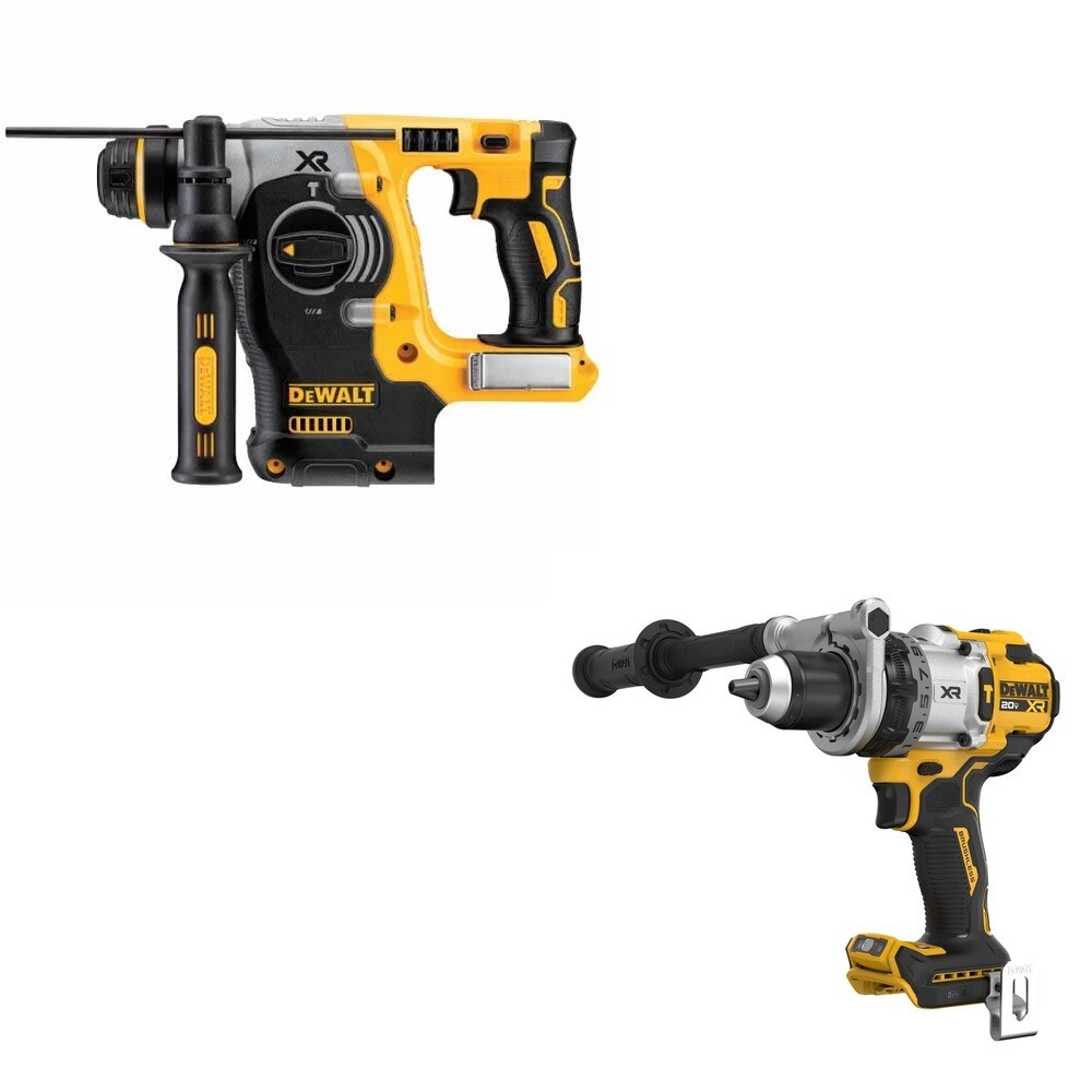 DeWalt DCH273B 20V MAX 1 in. SDS-Plus Rotary Hammer W/ DCD1007B Hammer Drill