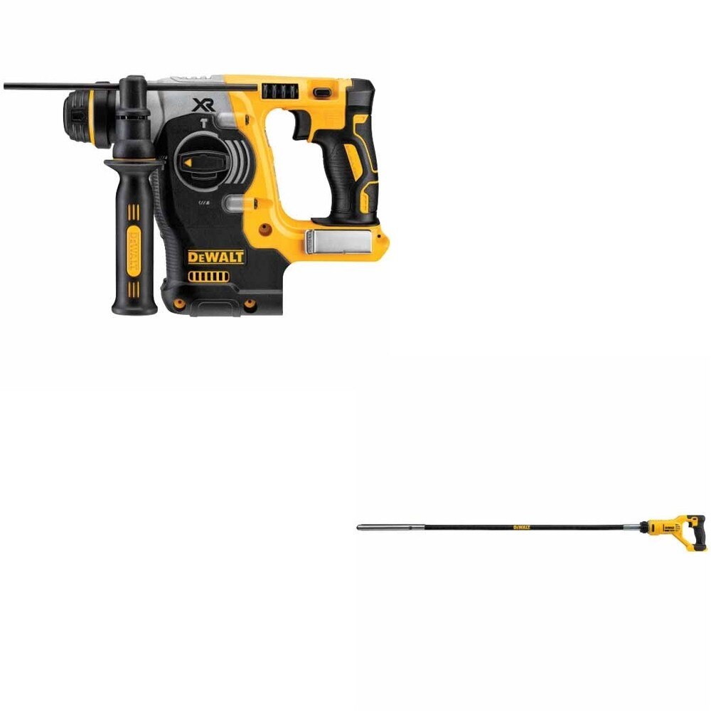 DeWalt DCE531B 20V MAX Concrete Pencil Vibrator W/ DCH273B SDS-Plus Rotary Hammer