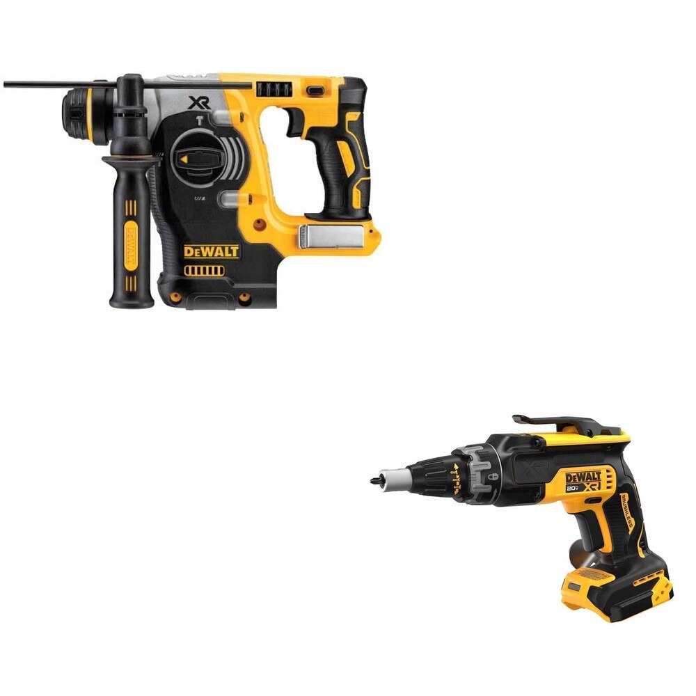 DeWalt DCH273B 20V MAX 1 in. SDS-Plus Rotary Hammer W/ DCF630B Drywall Screwgun