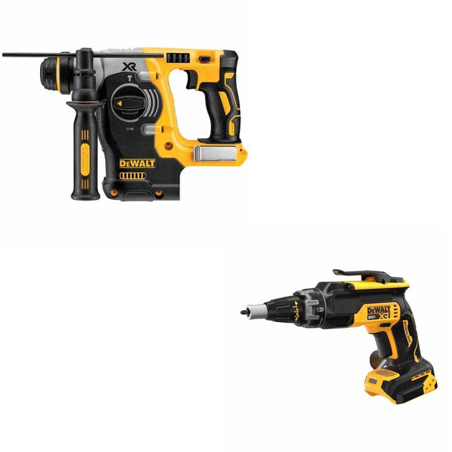 DeWalt DCH273B 20V MAX 1 in. SDS-Plus Rotary Hammer W/ DCF630B Drywall Screwgun