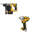 DeWalt DCF891B 20V MAX XR 1/2 in. Mid-Range Impact Wrench W/ DCH273B SDS-Plus Rotary Hammer