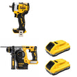 DeWalt DCH273B 20V MAX 1 in. SDS-Plus Rotary Hammer W/ DCB2104-2 and DCF911B Impact Wrench