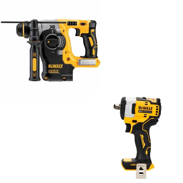 DeWalt DCH273B 20V MAX 1 in. SDS-Plus Rotary Hammer W/ DCF911B Impact Wrench