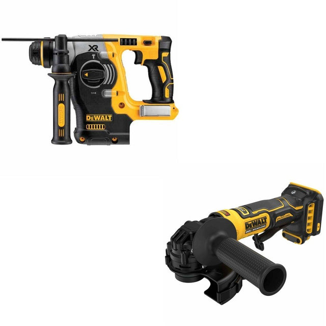 DeWalt DCH273B 20V MAX 1 in. SDS-Plus Rotary Hammer W/ DCG402B ATOMIC Angle Grinder