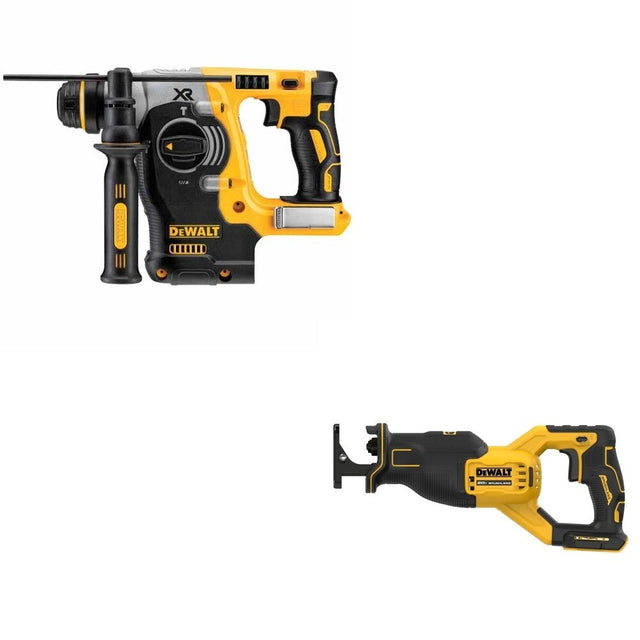 DeWalt DCH273B 20V MAX 1 in. SDS-Plus Rotary Hammer W/ DCS382B Reciprocating Saw