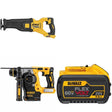 DeWalt DCS389B 60V Recip Saw W/ DCH273B SDS-Plus Rotary Hammer and DCB609 9.0Ah Battery