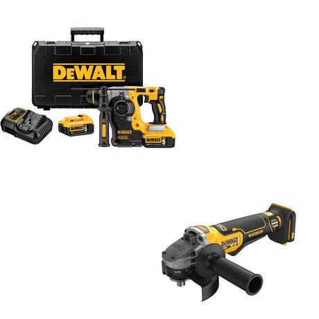 DeWalt DCH273P2 Rotary Hammer Kit W/ FREE DCG410B Angle Grinder