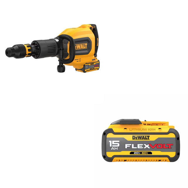 DeWalt DCH911Z2 SDS Max Chipping Hammer Kit W/ FREE DCB615 15Ah Battery