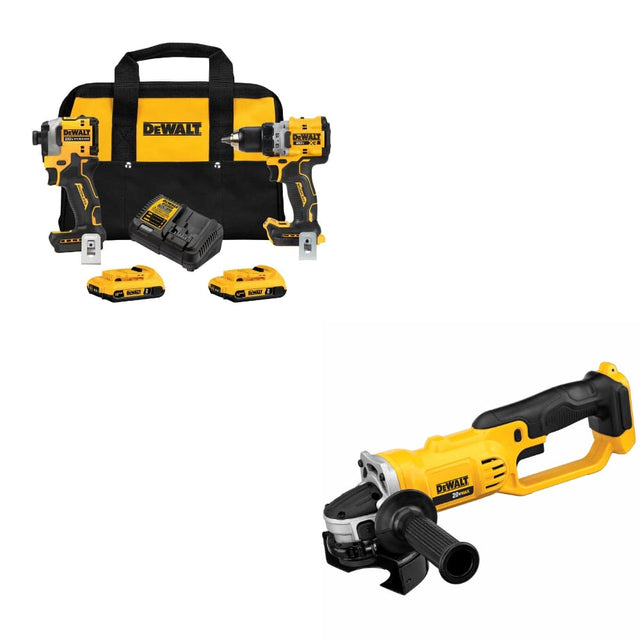 DeWalt DCK2051D2 20V 20V MAX 2-Tool Combo Kit  W/ DCG412B 20V Max Grinder Tool