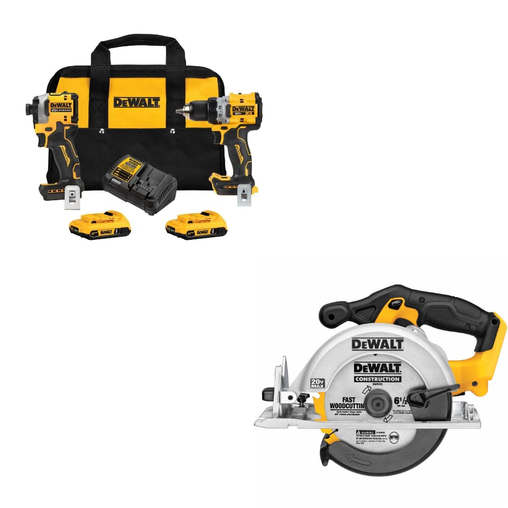 DeWalt DCK2051D2 20V 20V MAX 2-Tool Combo Kit  W/ DCS391B 20V MAX Circ Saw, Bare