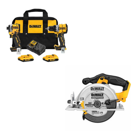 DeWalt DCK2051D2 20V 20V MAX 2-Tool Combo Kit  W/ DCS391B 20V MAX Circ Saw, Bare