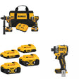 DeWalt DCK2100P2 20V 2-Tool Combo Kit W/ 20V Battery-4Pk & FREE Impact Driver