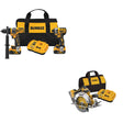 DeWalt DCK2100P2 20V MAX 2-Tool Combo Kit W/ DCS590WW1 20V Max XR Circ Saw Kit