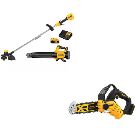 DeWalt DCKO215P1 Trimmer/Blower Combo Kit W/ FREE DCCS623B Pruning Chainsaw