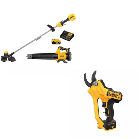 DeWalt DCKO215P1 Trimmer & Blower Kit W/ FREE DCPR320B Pruner