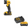 DeWalt DCB206C 20V MAX 6.0Ah Battery and Charger Kit W/ DCL040 LED Flashlight