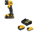 DeWalt DCB245-2C 20V MAX 4.0Ah and 5.0Ah Battery Starter Kit W/ DCL040 LED Flashlight