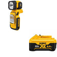 DeWalt DCB206 20V MAX XR 6.0Ah Battery W/ DCL044 LED Worklight