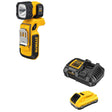 DeWalt DCB2104C 20V MAX XR POWERPACK 4Ah Battery Kit W/ DCL044 LED Worklight