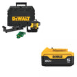 DeWalt DCLE34031B Laser Kit W/ FREE DCB205 Battery Pack