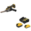 DeWalt DCB245-2C 20V MAX 4.0Ah and 5.0Ah Battery Starter Kit W/ DCM200B Bandfile Sander