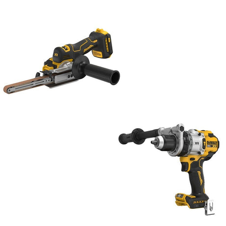 DeWalt DCM200B 20V MAX XR Bandfile Sander W/ DCD1007B Hammer Drill