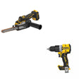 DeWalt DCM200B 20V MAX XR Bandfile Sander W/ DCD806B Hammer Drill