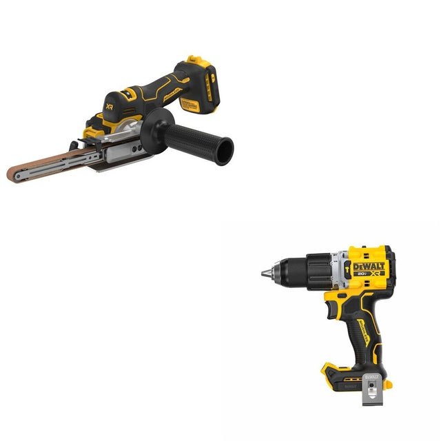 DeWalt DCM200B 20V MAX XR Bandfile Sander W/ DCD806B Hammer Drill