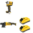DeWalt DCM848B 20V MAX XR 5 in. Random Orbit Polisher W/ DCB2104-2 and DCF921B Impact Wrench